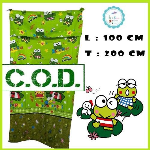 Gorden Pintu Karakter KEROPI RENDA Bahan Katun Catra