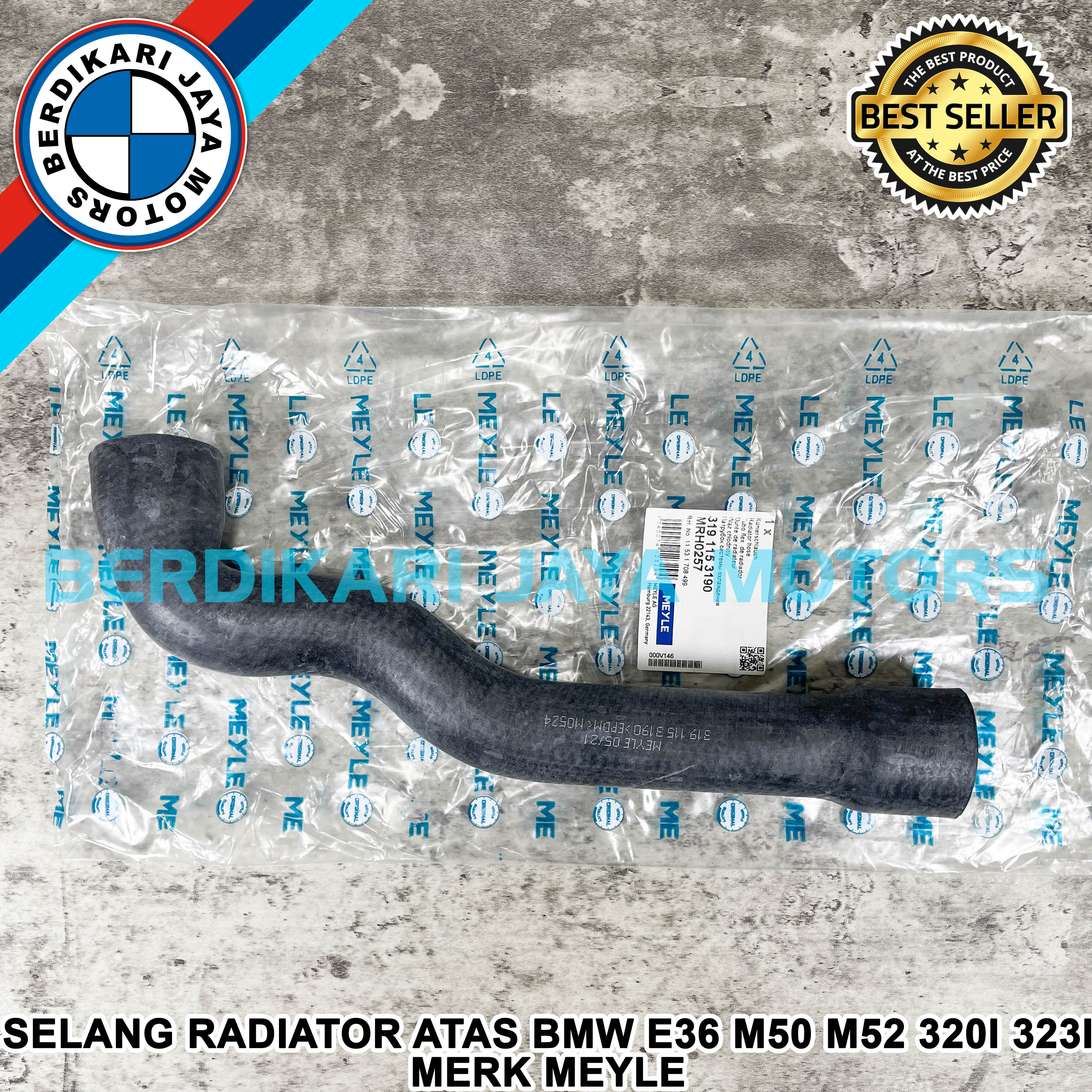 M50 Radiator SELANG RADIATOR ATAS BMW E36 M50 M52 320I 323I MERK MEYLE | Lazada ...