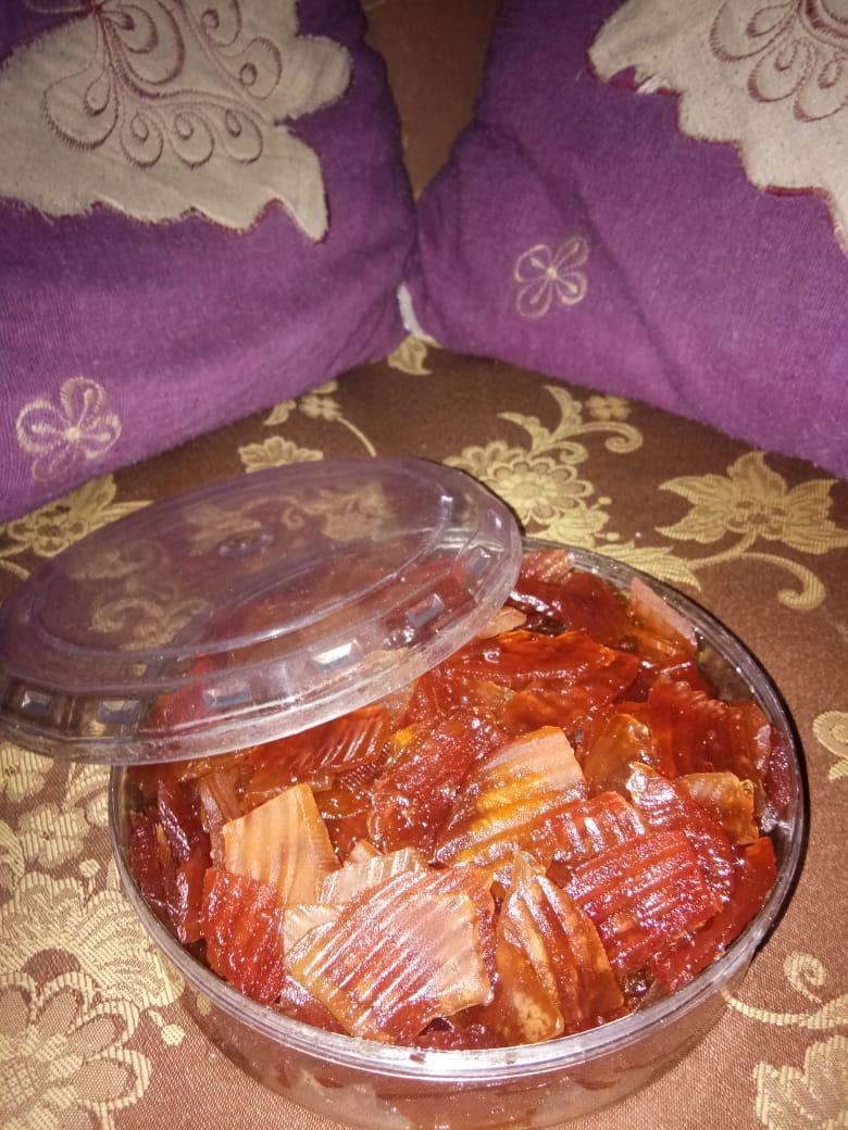 (cod) Bisa Bayar Di Tempat !!! Manisan Buah Pepaya 100% Gula Asli Tanpa Pemanis Buatan/awet Hingga 6bulan/berat Bersih (1kg) By Al Shakeer_store