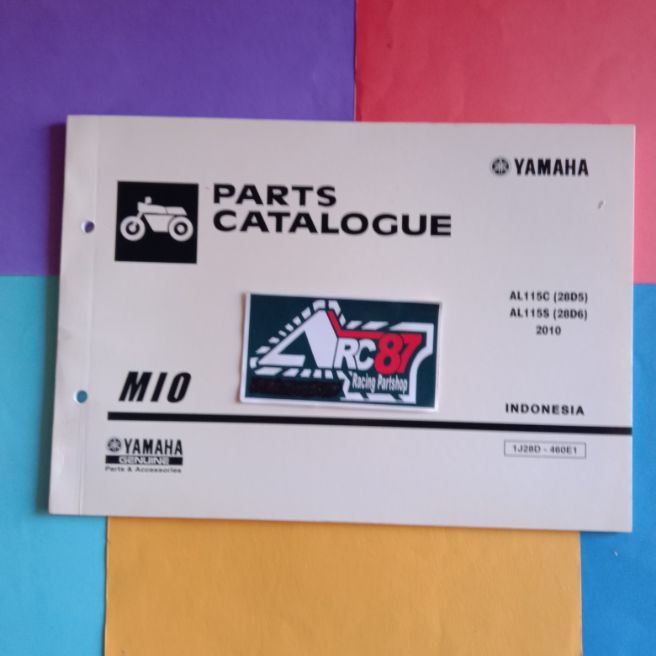 BUKU KATALOG MIO 2010 ALL115C ( 28D5 ) AL115S ( 28D6 ) ORIGINAL YAMAHA