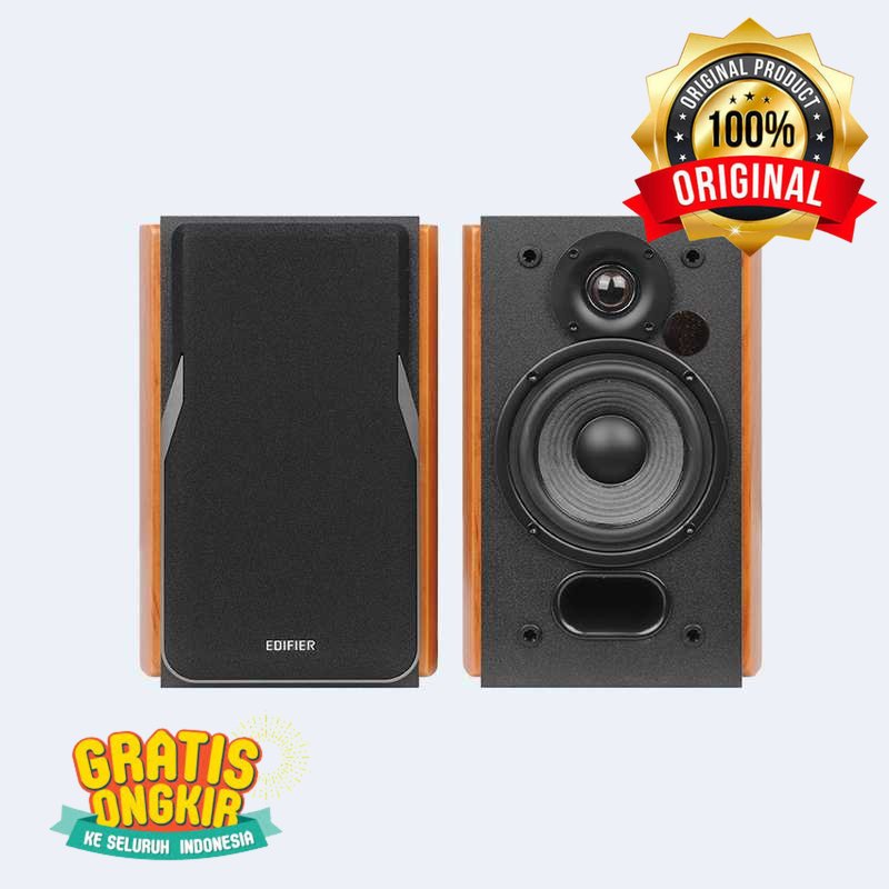 Edifier Active Passive Speaker Set Bookshelf Unique Style with Remote