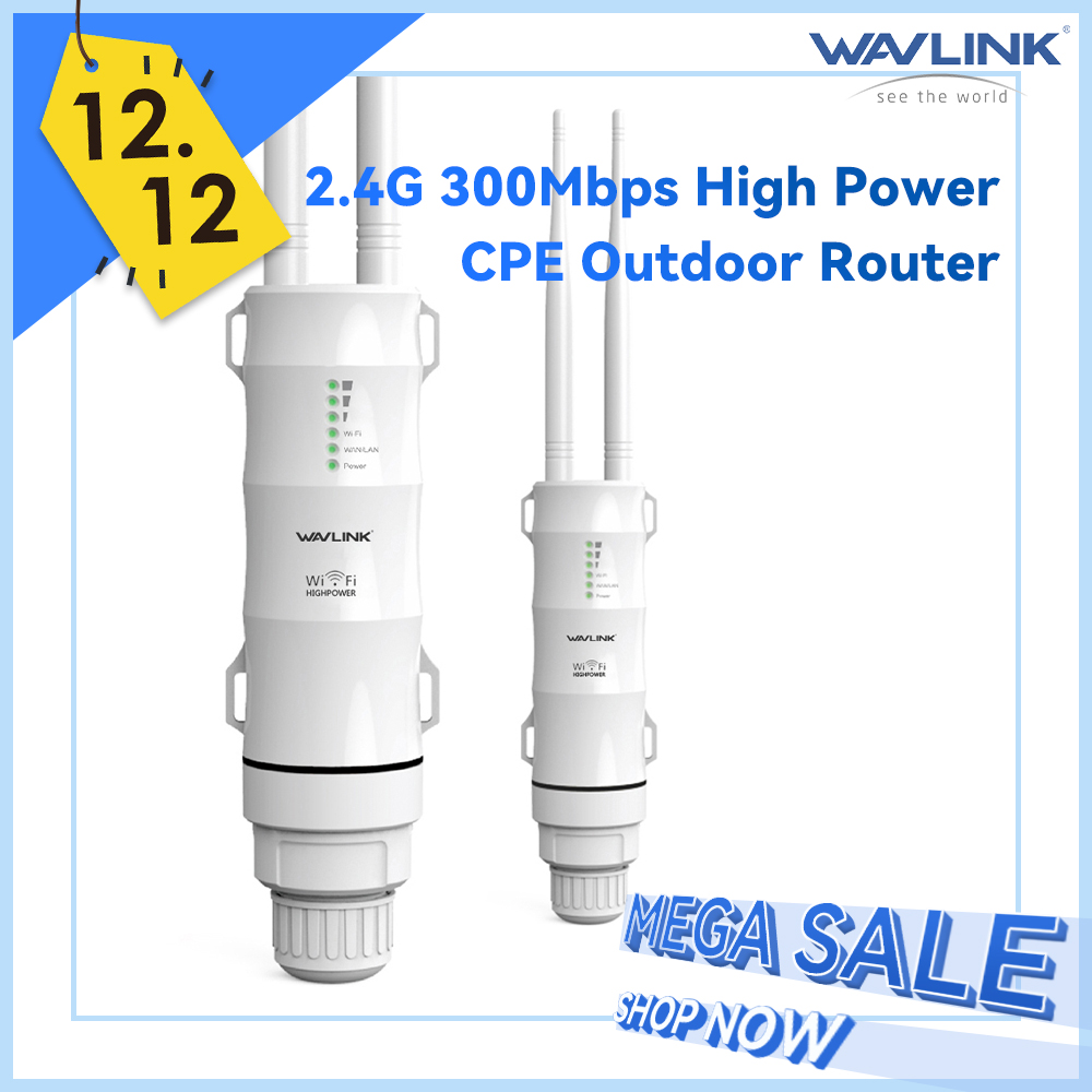 Wavlink 2.4G 300Mbps High Power WiFi Outdoor CPE/Access Point/Repeater