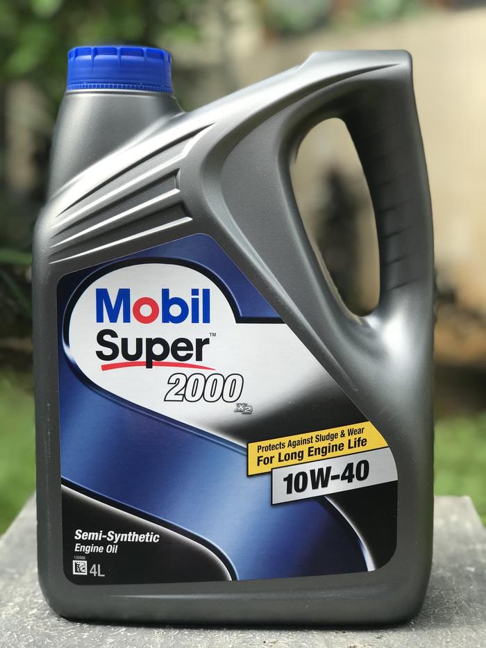 Ori Oli Mobil Super 2000 Sae 10W-40 Galon 4 Liter