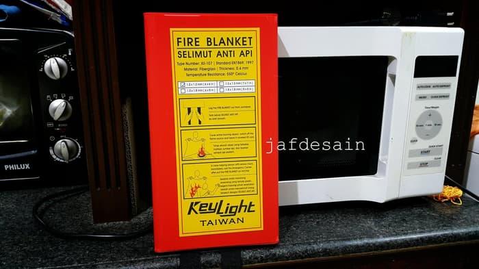 Fire blanket Selimut anti api 1.2x1.2 mtr made in Taiwan Selimut Terbaru