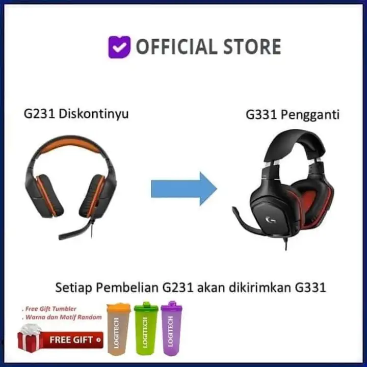 logitech g231 harga