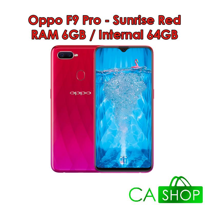 Oppo F9 Pro - 6GB 64GB (6/64) - Twilight Blue / Sunrise Red / Starry Purple - Baru NEW - Resmi
