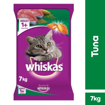 WHISKAS® Dry Cat Food Dry Pockets Adult Tuna Flavour 7 kg