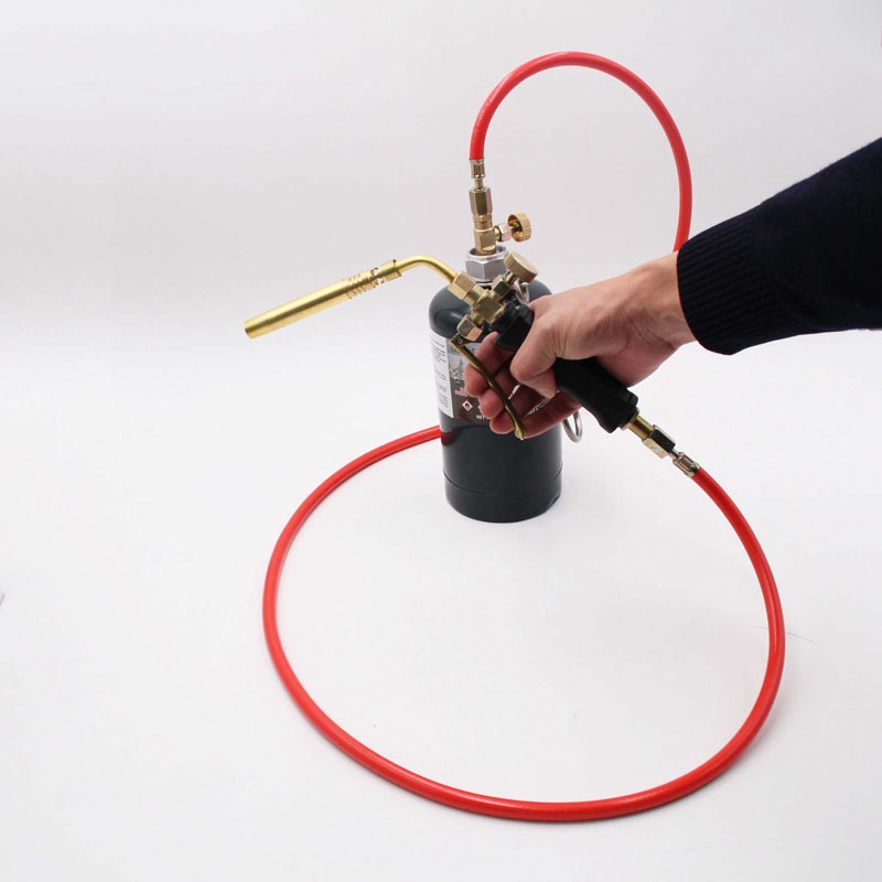 Brazing Welding Hose Torch MAPP Propane Soldering Torch with 1.6M Hose