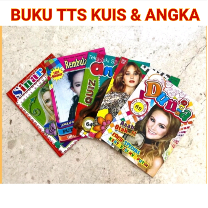 Buku Teka Teki Silang TTS Jadul Faforit/ TTS KUIS DAN ANGKA | Lazada ...