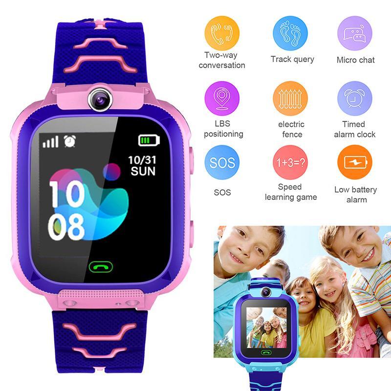 TopRating Q12 Children Kid Student Smart Phone Watch 1.44 Inch Dial Call SIM Location Tracker Voice Chat Life Waterproof Boy Girl Malaysia