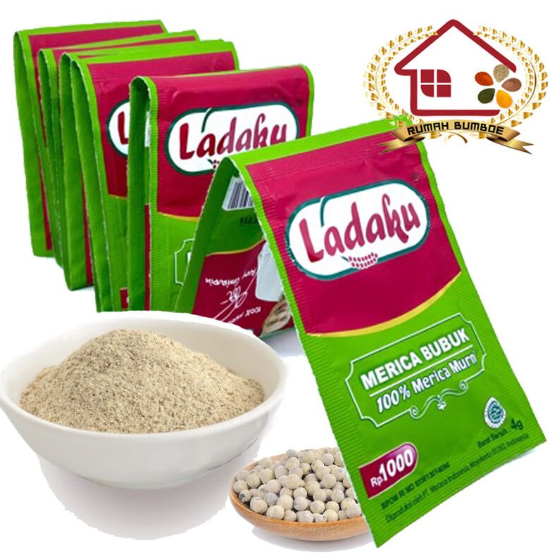 12 sachet x 3 gr) LADAKU Merica Bubuk Renceng - Lazada | Lazada