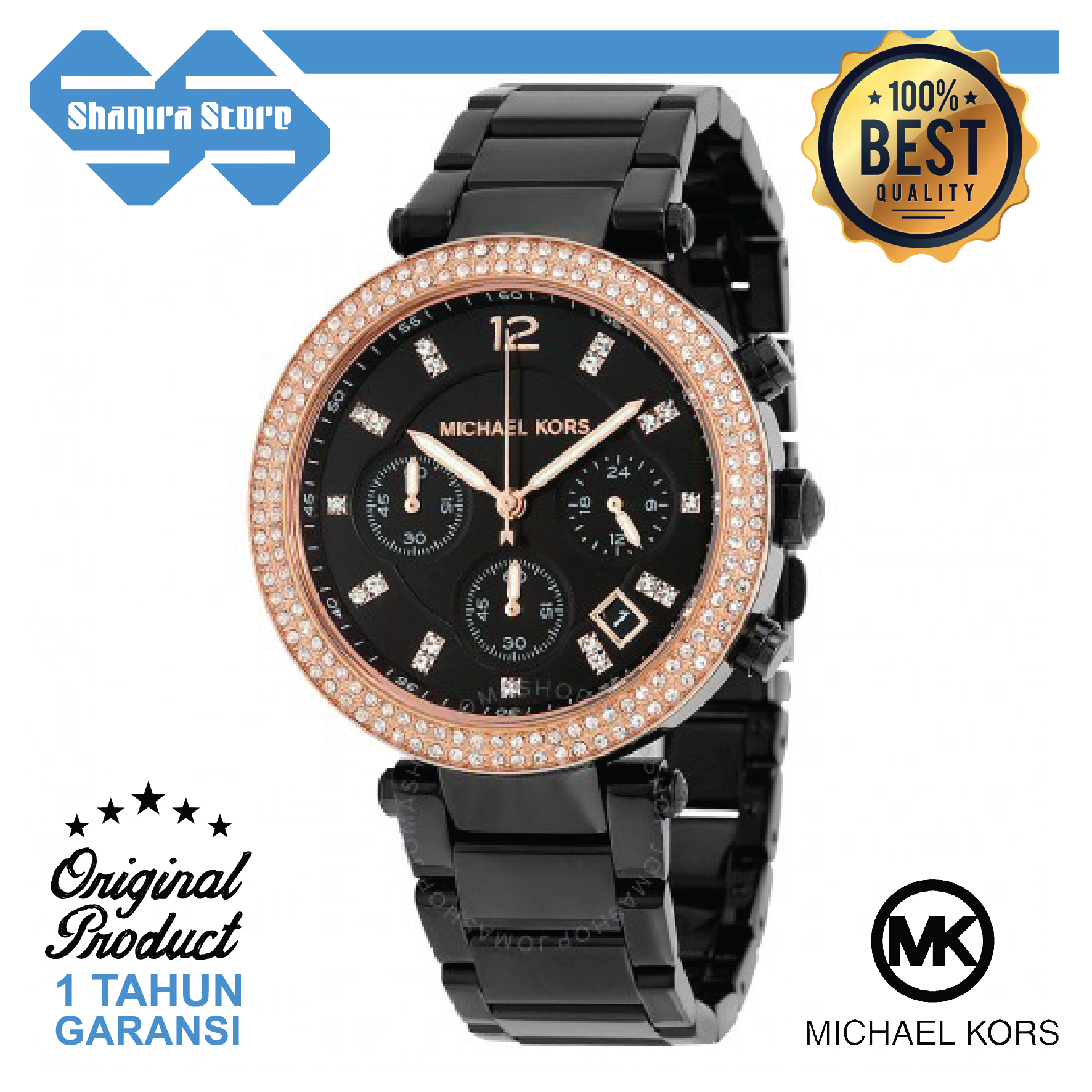 Jual Michael Kors Darci Black Terbaru 