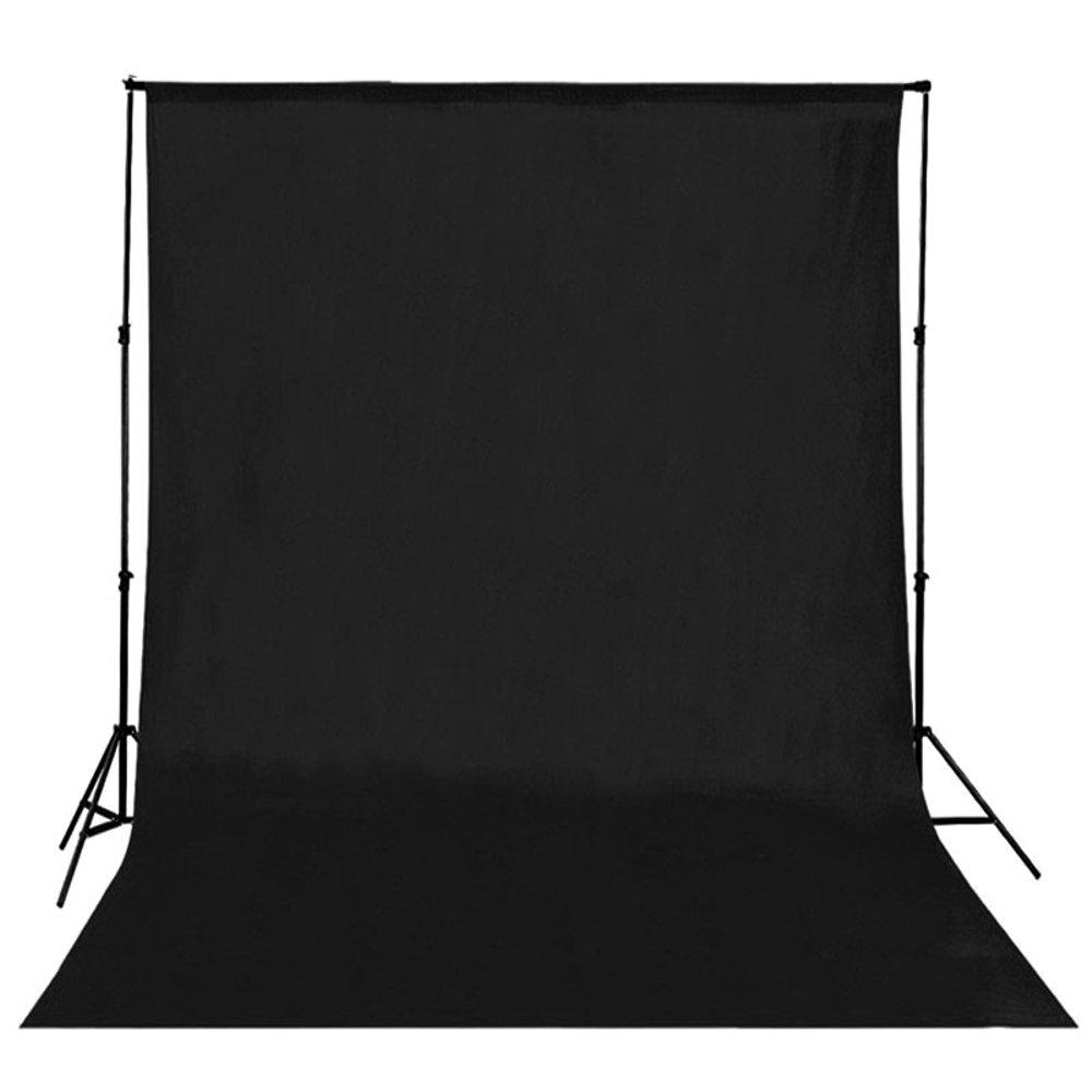 2 Meter Backdrop Hitam Foto Black Photography Studio Photo Backdrop