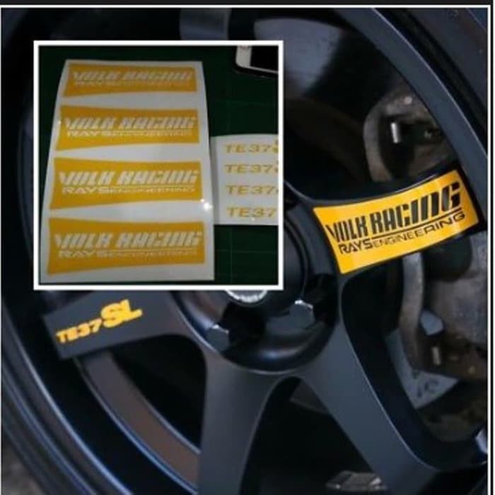 STICKER VOLK RACING RAYS STIKER VELK RACING SEMUA MOBIL STIKER VELK ...