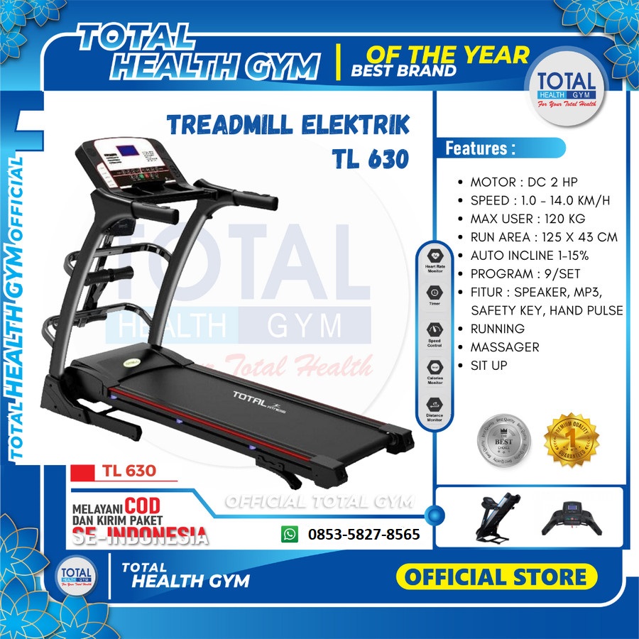 Treadmill total tl online 630