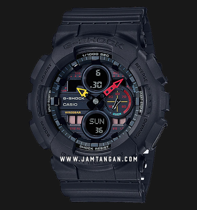 Casio G-Shock GA-140BMC-1ADR Digital Analog Black Dial Black Resin Strap  Jam Tangan Wanita ORIGINAL | Lazada Indonesia