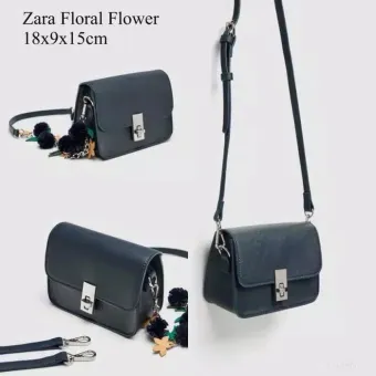 zara flower bag