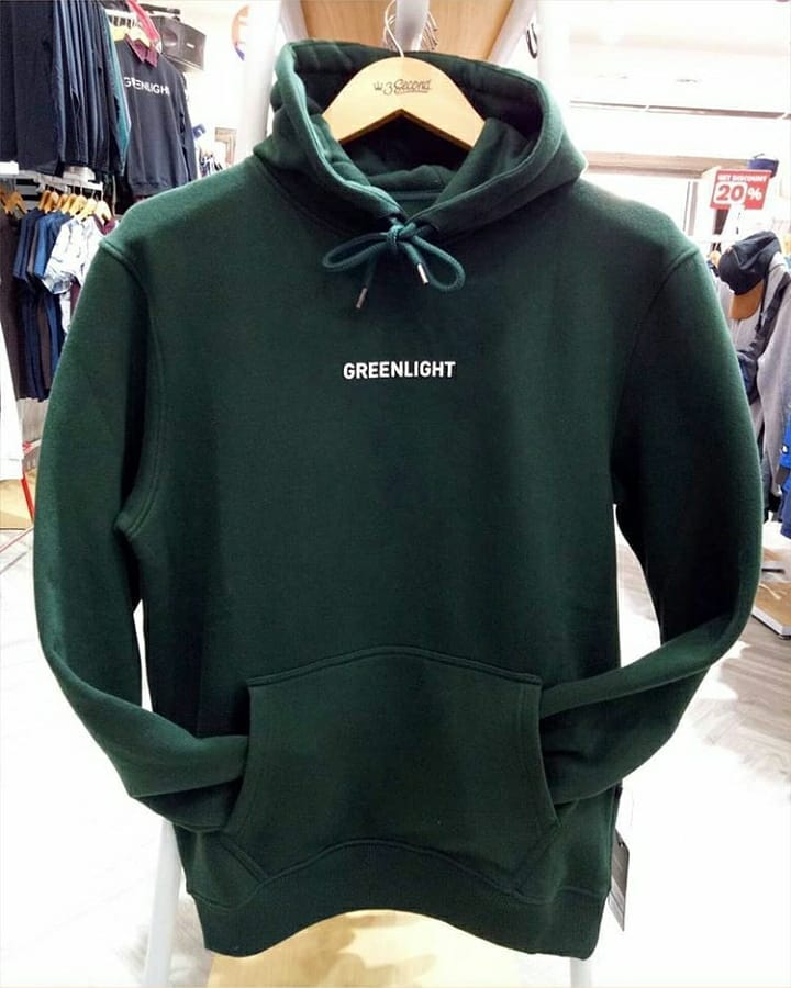 hoodie green light