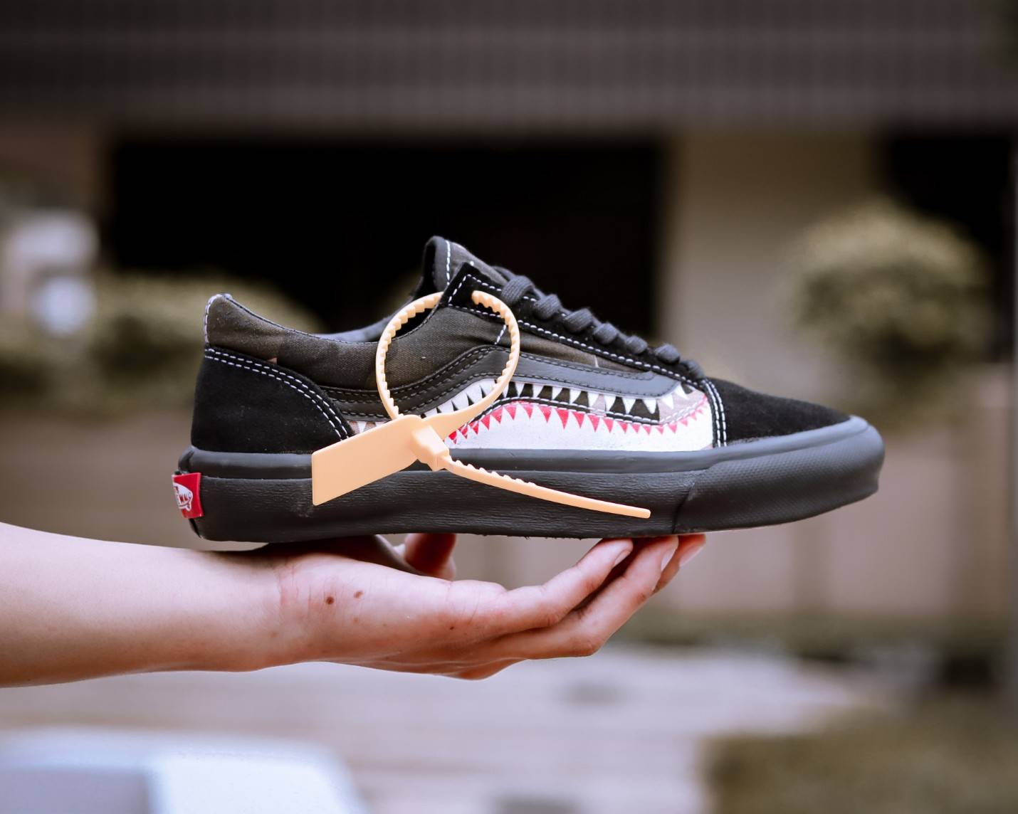 sepatu vans x bape
