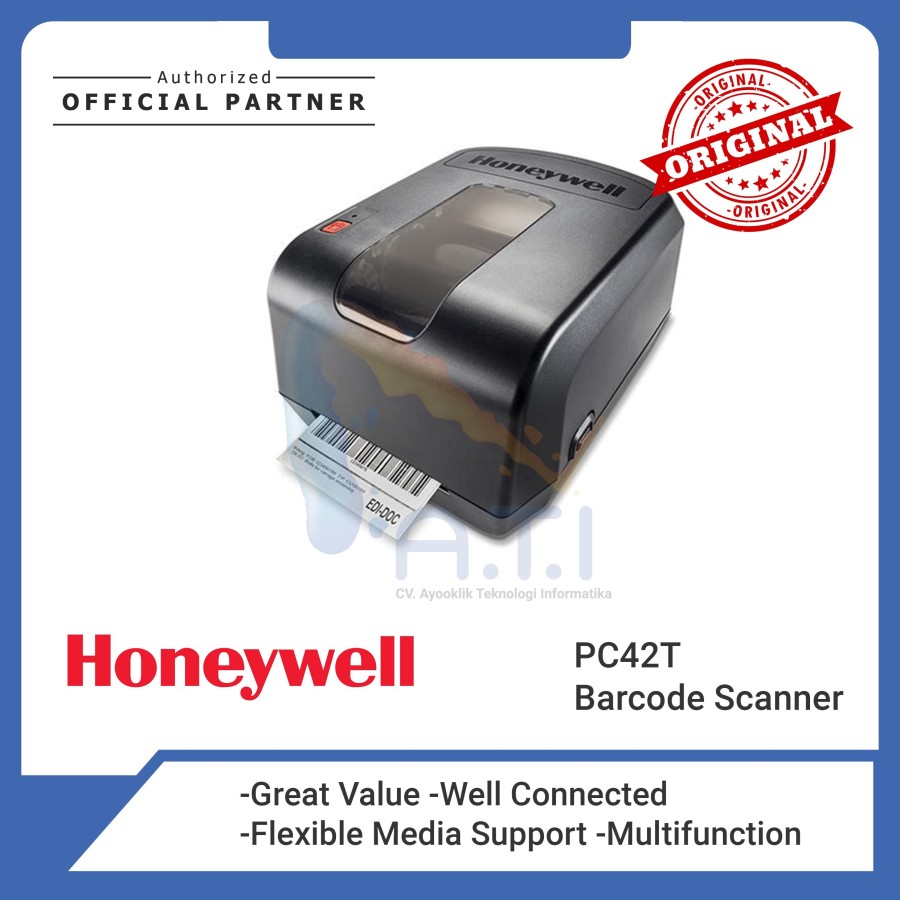 HONEYWELL Barcode Printer PC42T Plus USB Printer Barcode Label PC 42T