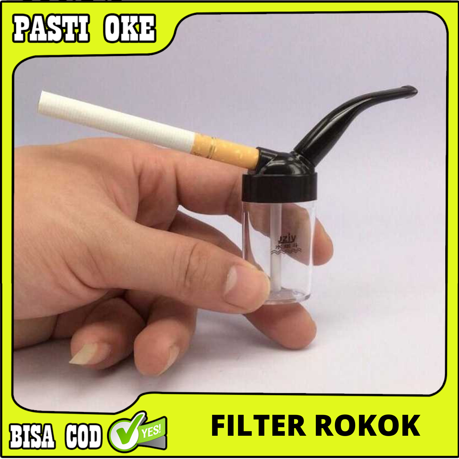 Roko Filter Rasa ( ALAT ISAP ROKO ) Pipa Mini Roko Udud Dengan Filter Air Portable ...