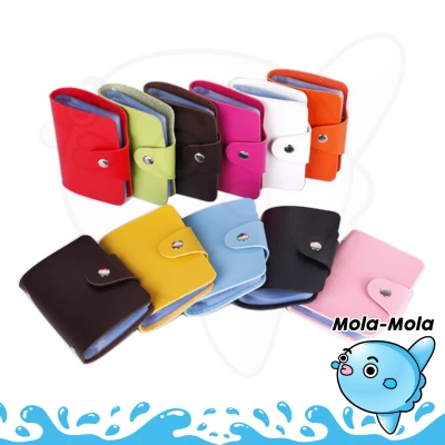 MOLAMOLA - HL0028 Dompet Kartu PU leather Import Card Holder 24 Murah