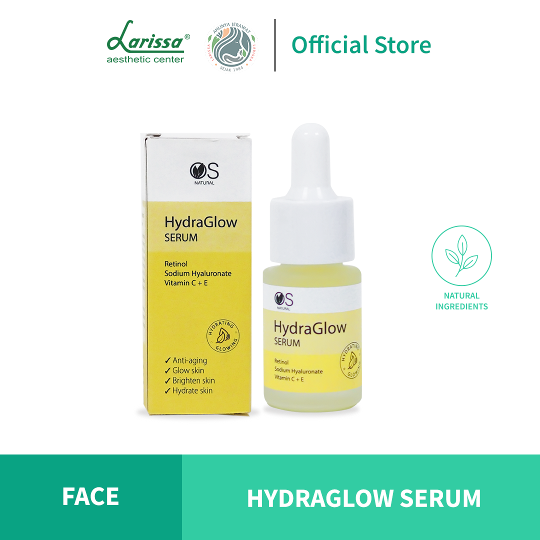 Larissa HydraGlow Serum Hydrating+Glowing Serum Retinol dan Vitamin E