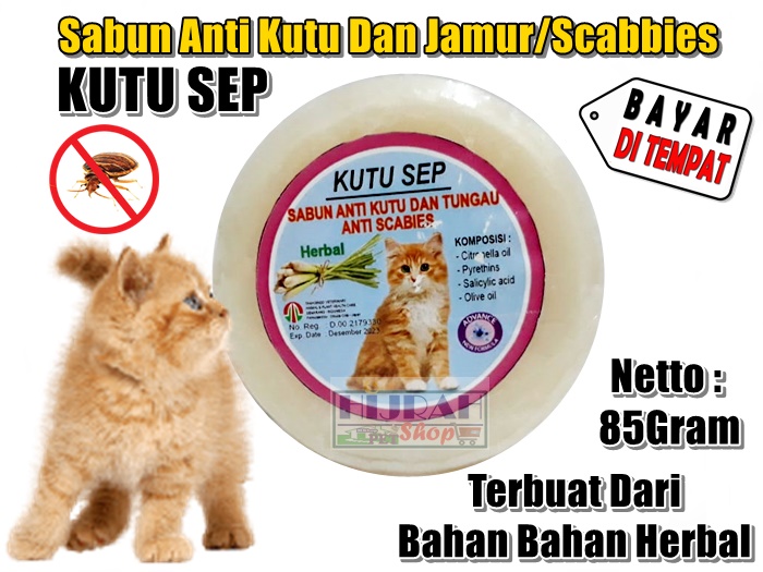 Sabun Kucing Sabun Hewan Sabun Anjing Sabun Anti Kutu Tungau Parasit Dan  Anti Jamur Kucing Anjing Kelinci Musang Hewan Lainnya KUTU SEP - Kemasan 