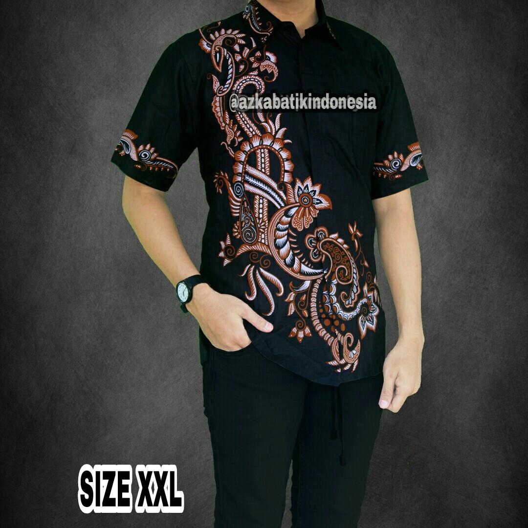 Baju Batik Pria Jumbo XXL Ukuran Besar Big Size Kemeja Batik Pria Jumbo XXL Ukuran Besar Big Size Hem Batik Pria Jumbo XXL Ukuran Besar Big Size Seragam Batik Pria Jumbo XXL Ukuran Besar Azka Batik