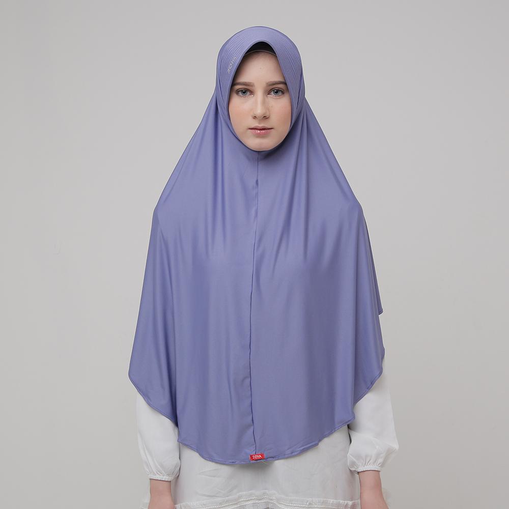 Kerudung Zoya Jilbab Instan - Marsha Sparkling Viola | HEIQ Tech