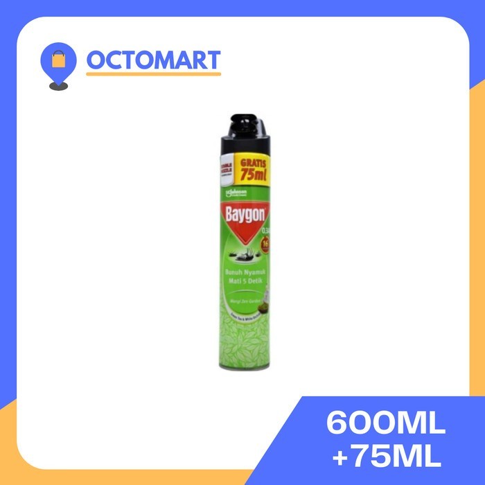 Baygon Aerosol Obat Nyamuk Semprot 600ml 75ml Semua Varian Lazada