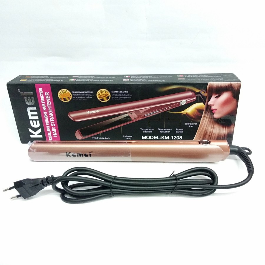 Kemei KM-1208 Hair Straightener 230°C, 49% OFF