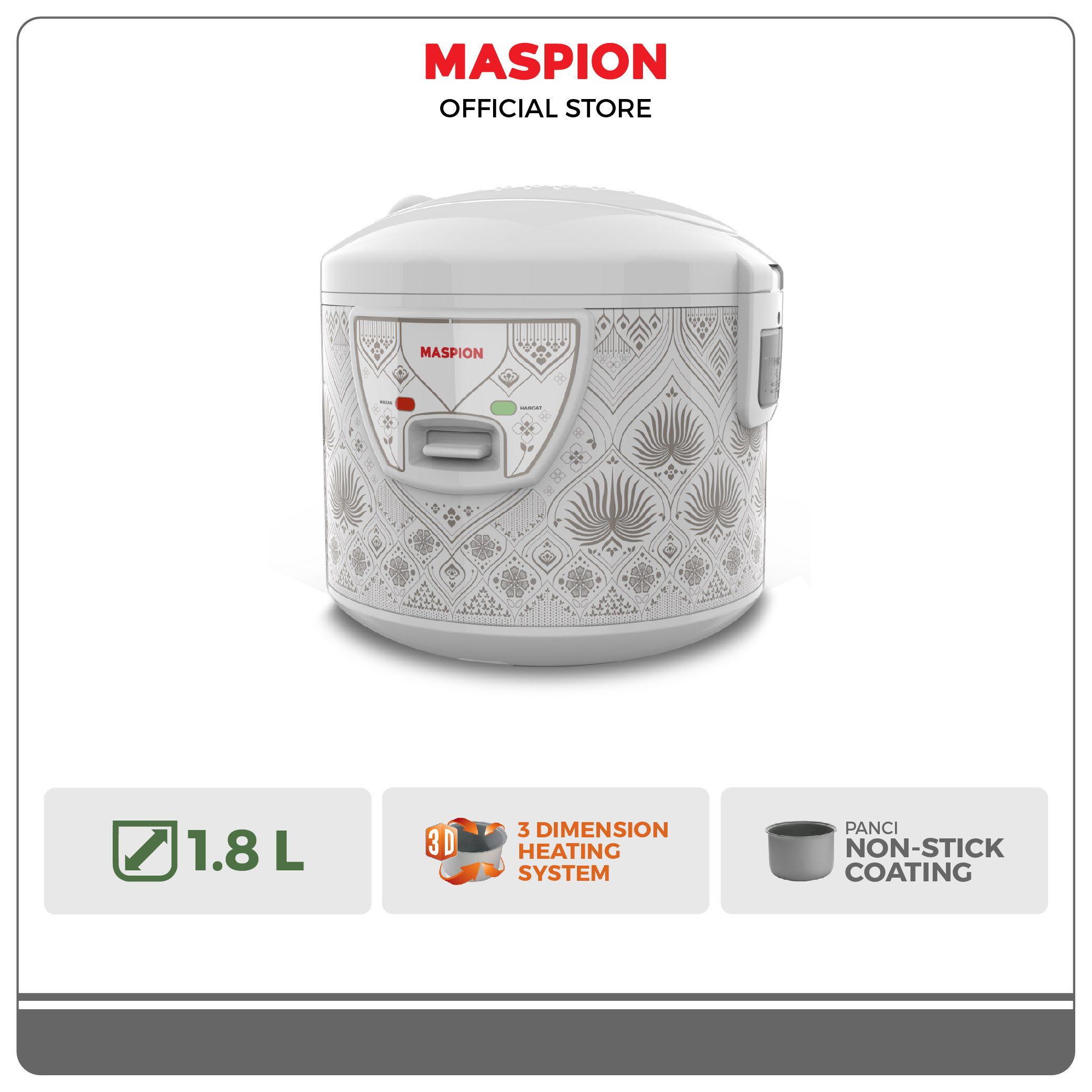 magic com maspion mrj 1838