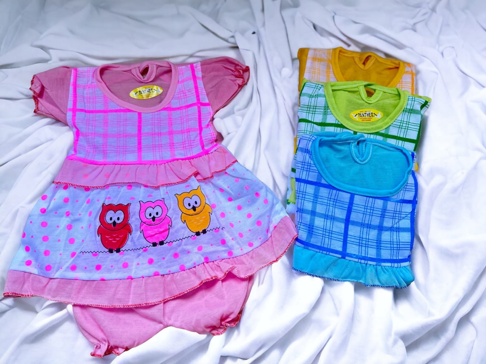 Baju Bayi Dress Bayi Setelan Baby 0-12 bulan /polkadot HK - Main Image