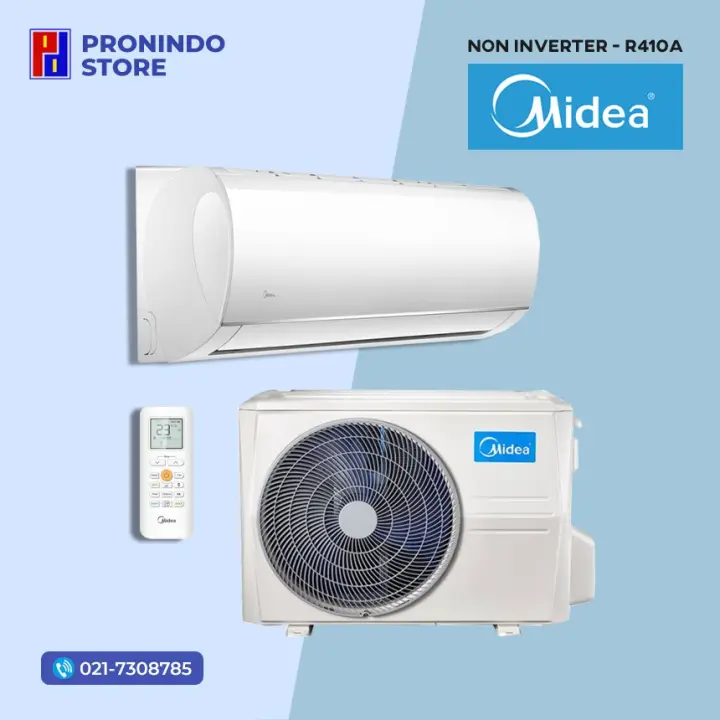 Ac Midea 1 2 Pk Msbc05crn1 R410a Low Watt Lazada Indonesia