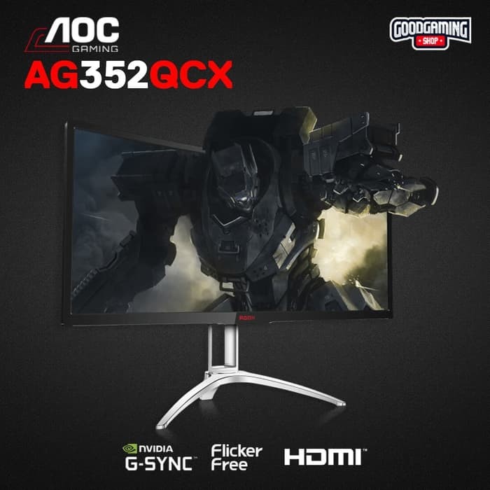 aoc agon curved gaming monitor 35