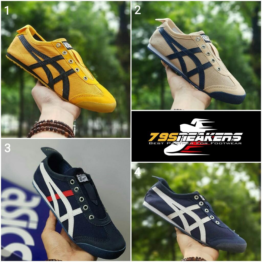 Sepatu Sneakers Asics2 Onitsuka Tigers Slipon Premium Original Sepatu Unisex Sepatu Olahraga Sepatu Keren Sepatu Trend