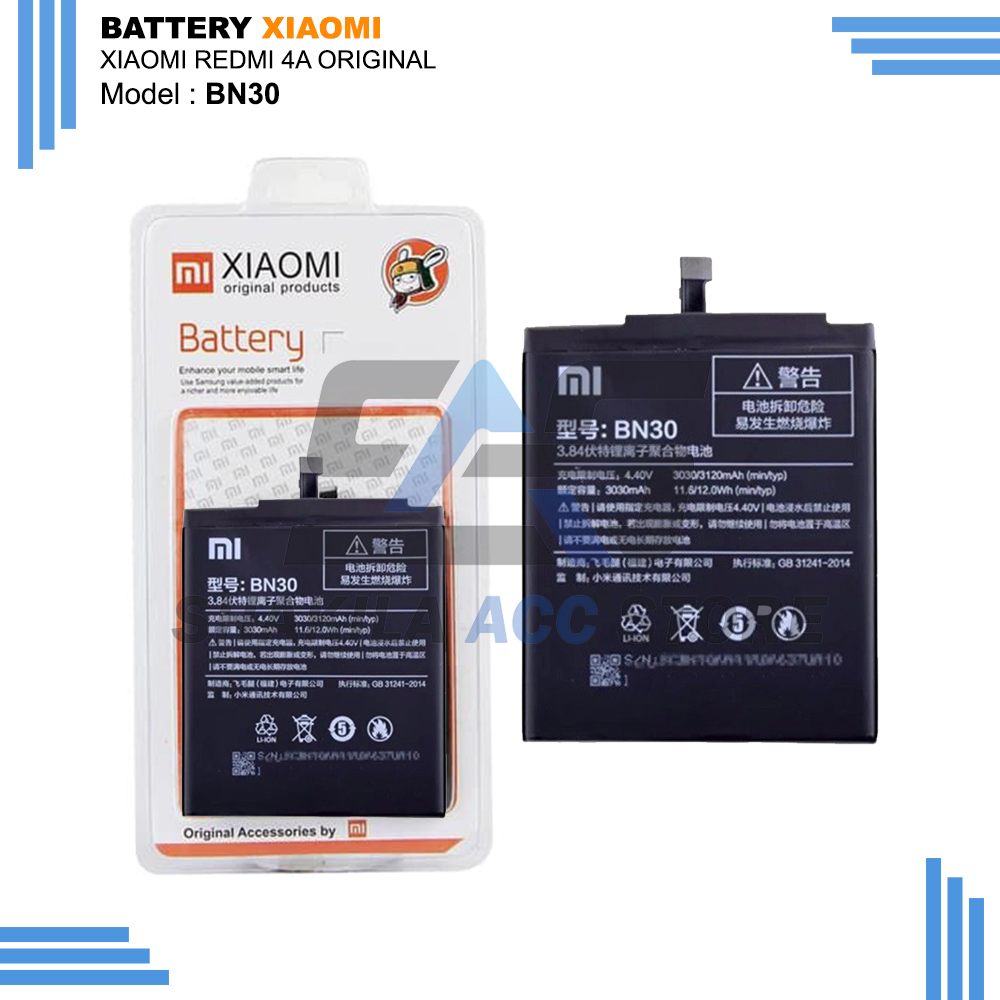 Battery Bn30 3030mah Mi Redmi 4a Battery Price Jual Batere Baterai