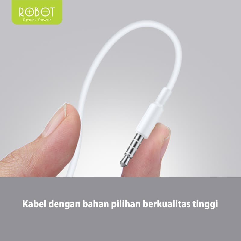Free Ongkir ROBOT Headset RE701 Earphone High Quality Handsfree Superbass Android/iPhone Garansi Original Resmi Terbatas | Lazada Indonesia
