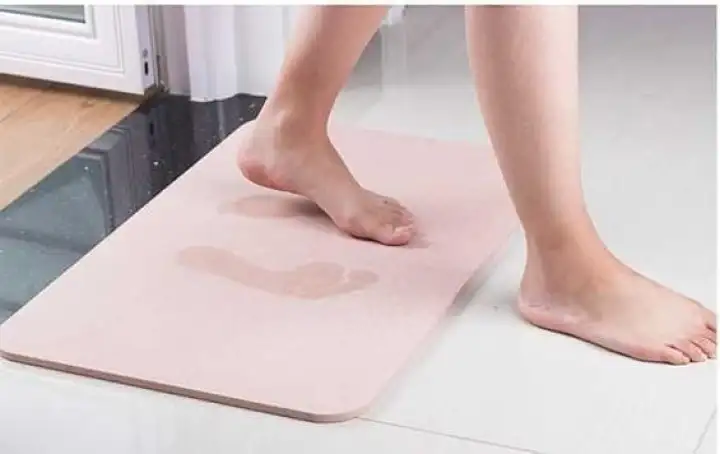 Termurah dan Bisa COD!!! Keset Diatomite anti slip cepat menyerap air dan  anti bakteri bath