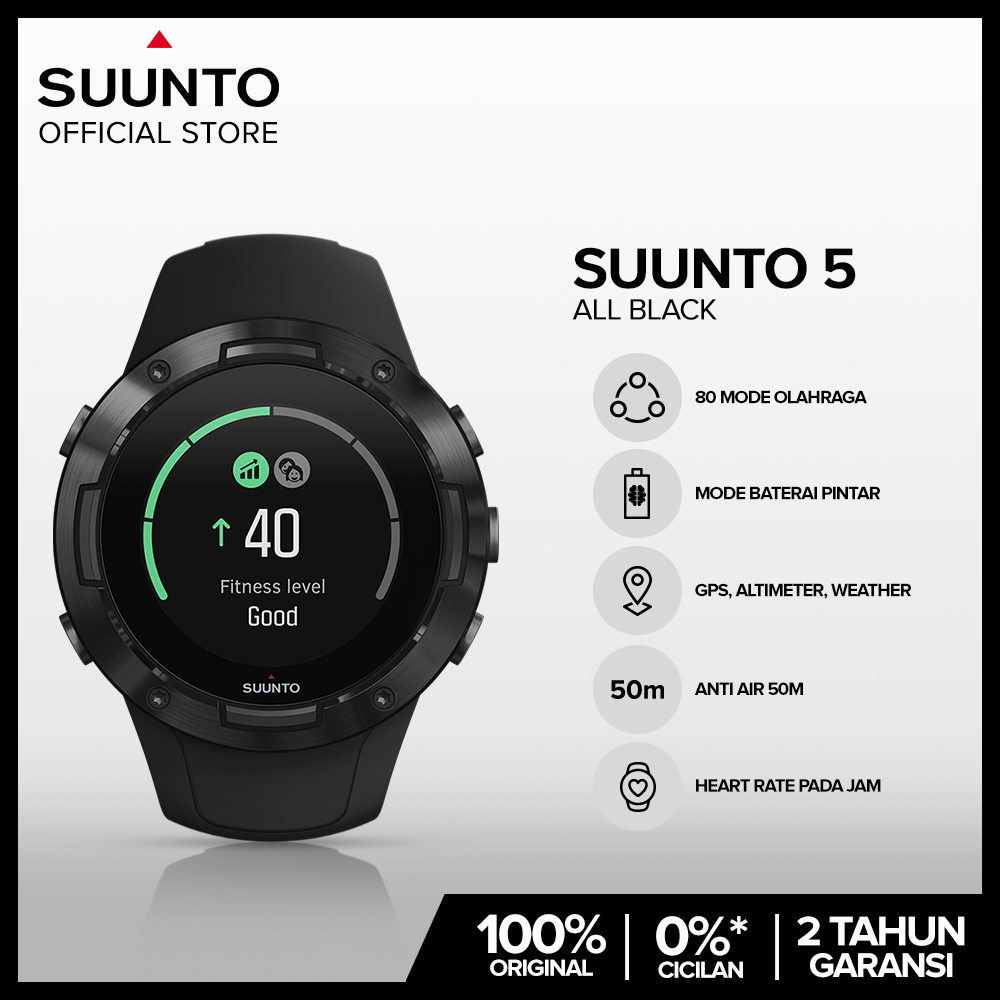 Jual Suunto 5 All Black Terbaru | Lazada.co.id