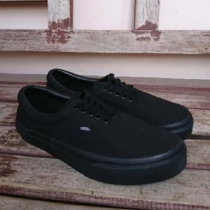 vans full black ori