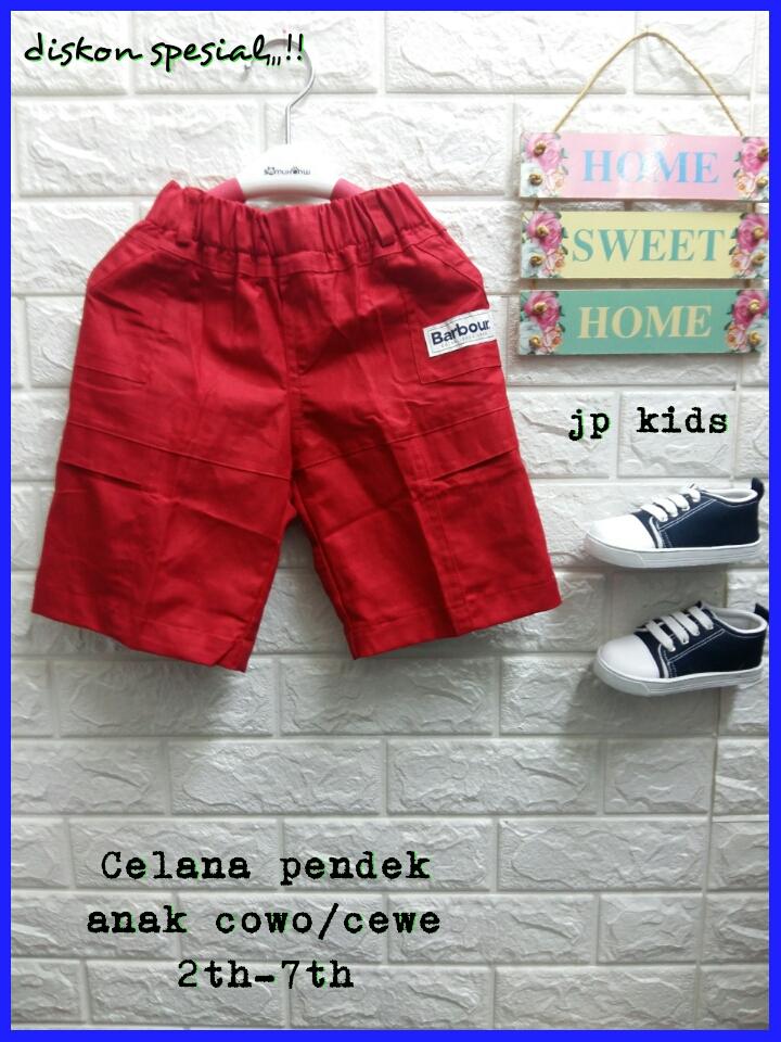 jp kids PALING MURAH 2TH-7TH,celana pendek anak cowo/cewe baby kanvas,celana kolor,celana pinggang karet,celana murah,celana diskon