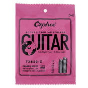 Orphee Acoustic Guitar Strings - Full Bright Tone, Extra Light