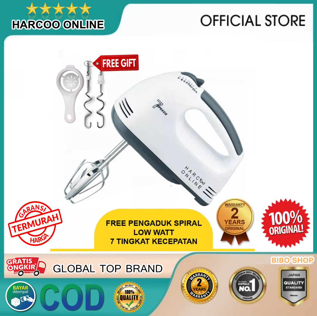 MIXER WHITE HAND MIXER tangan harco online Mixer Kue Mixer Mini Multi