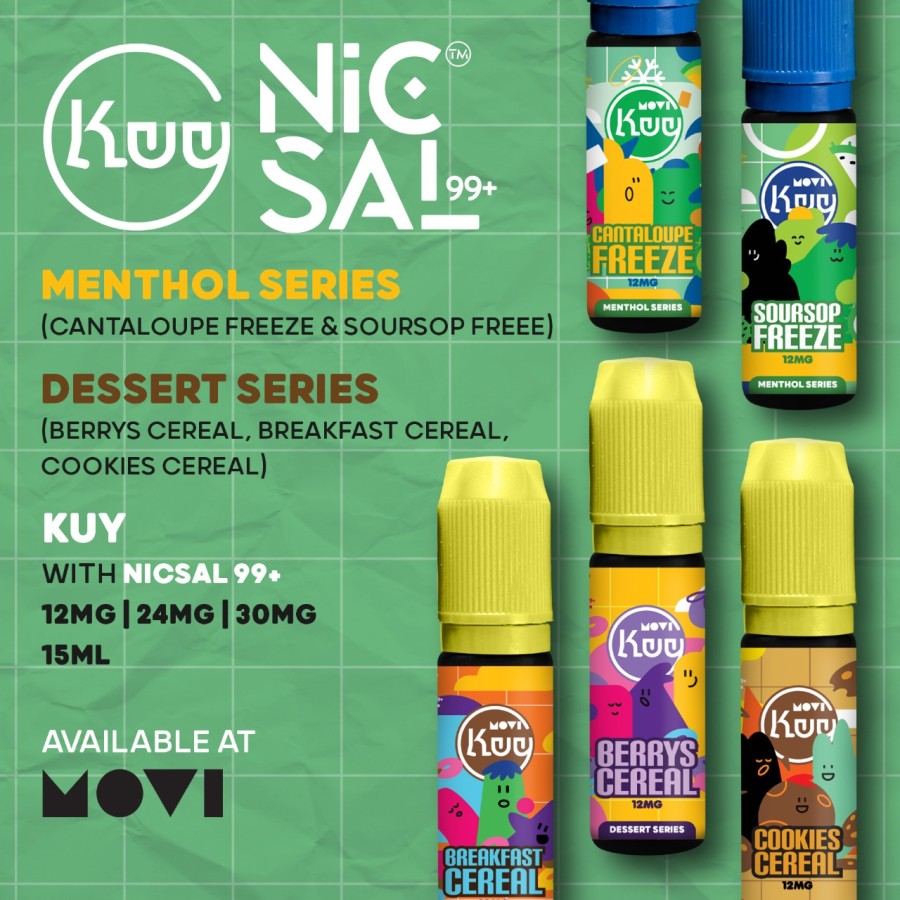 LIQUID MOVI NICSAL 99+ KUY MENTHOL SERIES 15ML BY MOVI Lazada Indonesia