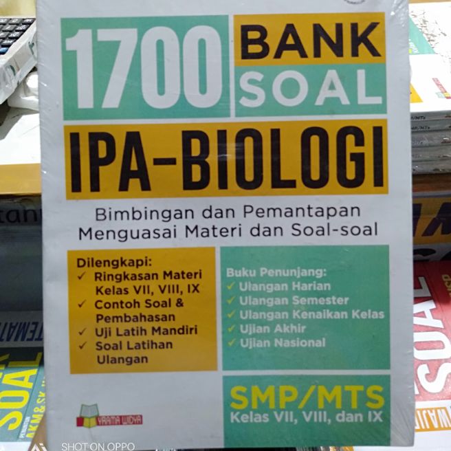 Buku 1700 Bank Soal Ipa Biologi Smp Kelas 7 8 9 Lazada Indonesia