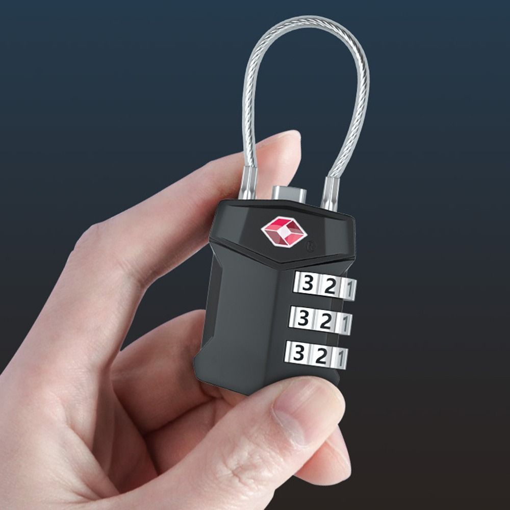 HETU070703. Anti-theft Cabinet Locker Travel Safely Luggage Password Lock TSA Customs Code Lock 3 Digit Combination Lock Bag Padlock