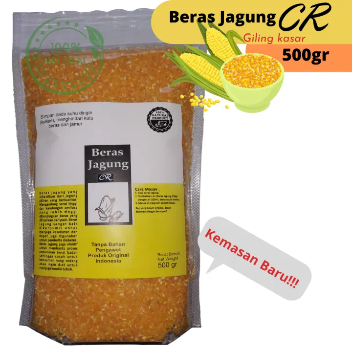 Beras Jagung Corn Rice Nasi Jagung 500gr Lazada Indonesia