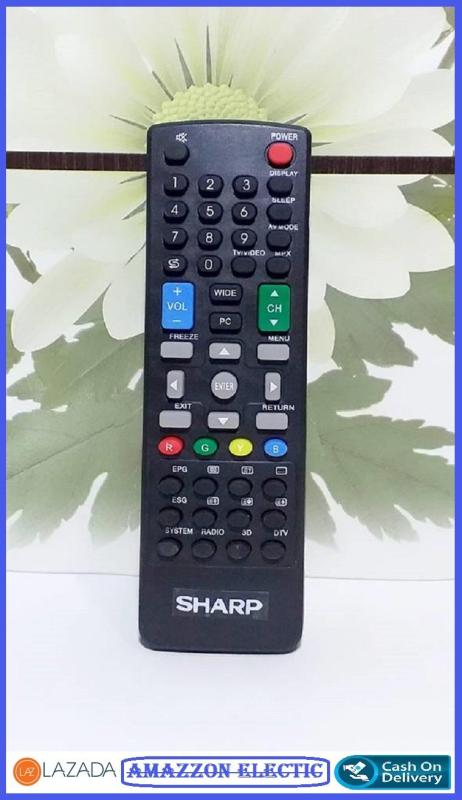 Sharp Remote Tv Lcd Led Semua type- hitam